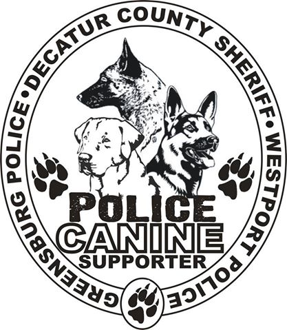 Decatur County Greensburg and Westport Police Canine logo